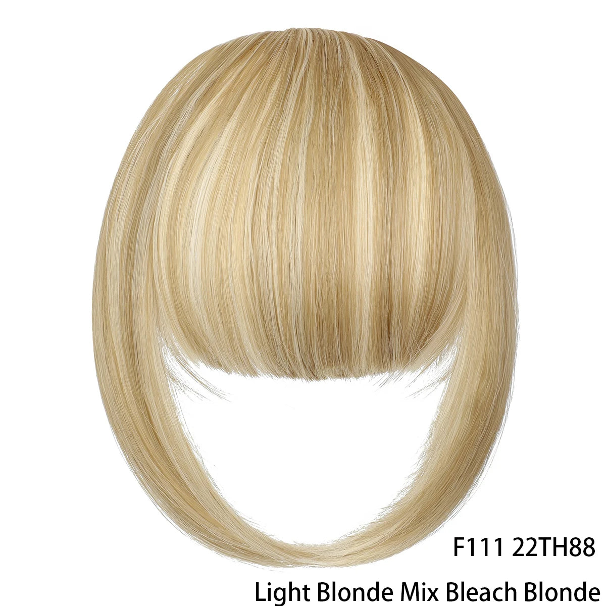 Clip In Blunt Bangs Synthetic Hair Extension