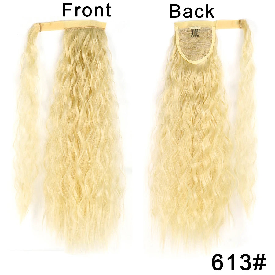 Synthetic Long Straight Ponytail Wrap Around Clip In Hair Extensions Natural Hairpiece Fiber Black Blonde Fake Hair Pony Tail,Hairxza Hair Accessories. Hair accessories in USA. Bride accessories in USA. Bridal hair accessories in USA. Kids hair accessories in USA. Girls hair accessories. Hair products. Beautiful hair accessories.