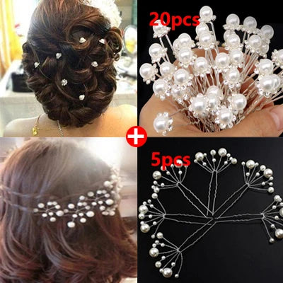 Pearl Elegance: Timeless Wedding Hair Stick. Hairxza Hair Accessories. Hair accessories in USA. Bride accessories in USA. Bridal hair accessories in USA. Kids hair accessories in USA. Girls hair accessories. Hair products. Beautiful hair accessories.