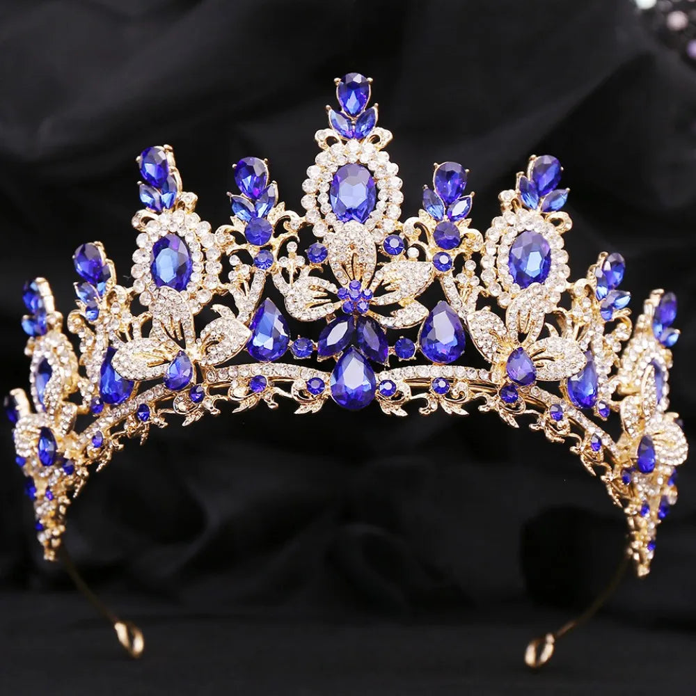 Enchanted Harmony Crystal Blossom Tiara – A Luxe Bridal Crown. Hair accessories in USA. Bride accessories in USA. Bridal hair accessories in USA. Kids hair accessories in USA. Girls hair accessories. Hair products. Beautiful hair accessories.