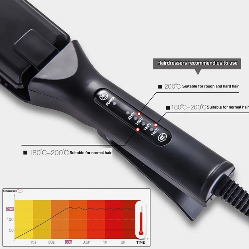 ProWave Ceramic Curling Comb - Corrugated Wave Iron