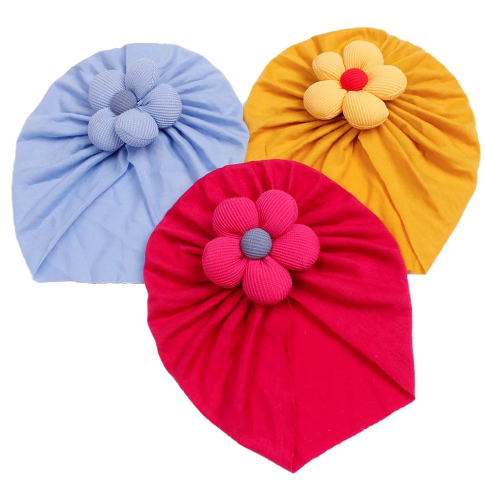 Blossom Cozy Kids' Snug Loom: Autumn & Winter Imitation Cotton Flower baby Hat.Hair accessories in USA. Bride accessories in USA. Bridal hair accessories in USA. Kids hair accessories in USA. Girls hair accessories. Hair products. Beautiful hair accessories.