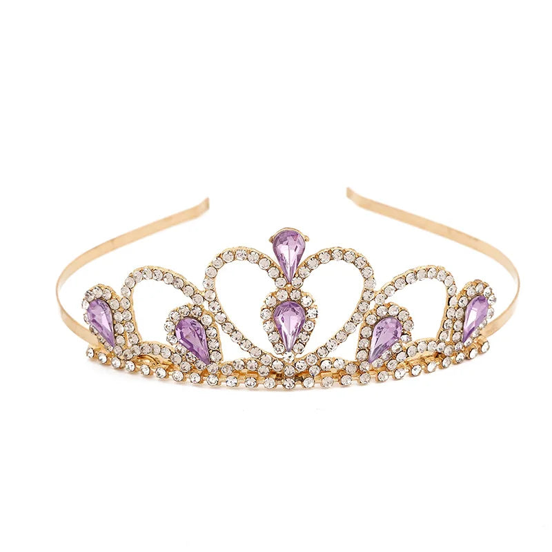 Majestic Dreams: Handcrafted Rhinestone & Pearl Princess Tiara