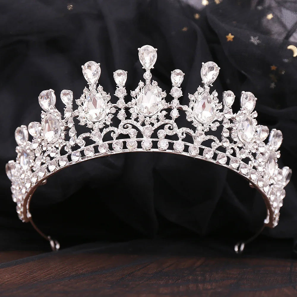 Enchanted Harmony Crystal Blossom Tiara – A Luxe Bridal Crown. Hair accessories in USA. Bride accessories in USA. Bridal hair accessories in USA. Kids hair accessories in USA. Girls hair accessories. Hair products. Beautiful hair accessories.