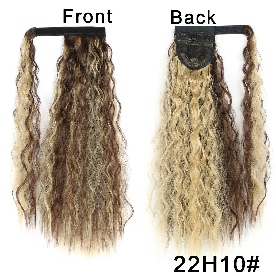 Synthetic Long Straight Ponytail Wrap Around Clip In Hair Extensions Natural Hairpiece Fiber Black Blonde Fake Hair Pony Tail,Hairxza Hair Accessories. Hair accessories in USA. Bride accessories in USA. Bridal hair accessories in USA. Kids hair accessories in USA. Girls hair accessories. Hair products. Beautiful hair accessories.