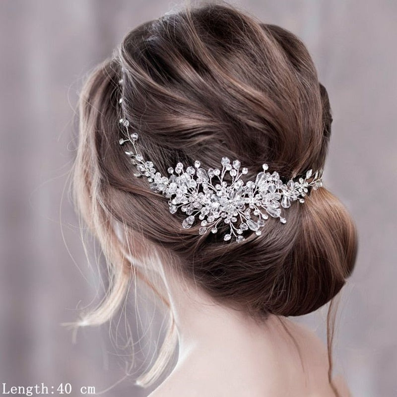 Luxurious Flower Headbands - Bridal Hair Jewelry. Hair accessories for brides.. Hair accessories in USA. Bride accessories in USA. Bridal hair accessories in USA. Kids hair accessories in USA. Girls hair accessories. Hair products. Beautiful hair accessories.