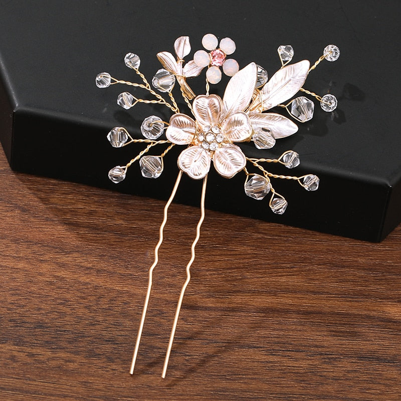 Bridal Bloom Hair Pins. Hair accessories in USA. Bride accessories in USA. Bridal hair accessories in USA. Kids hair accessories in USA. Girls hair accessories. Hair products. Beautiful hair accessories.