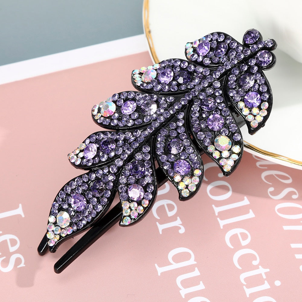 Retro Glam Rhinestone Hairpins. Hair accessories in USA. Bride accessories in USA. Bridal hair accessories in USA. Kids hair accessories in USA. Girls hair accessories. Hair products. Beautiful hair accessories.