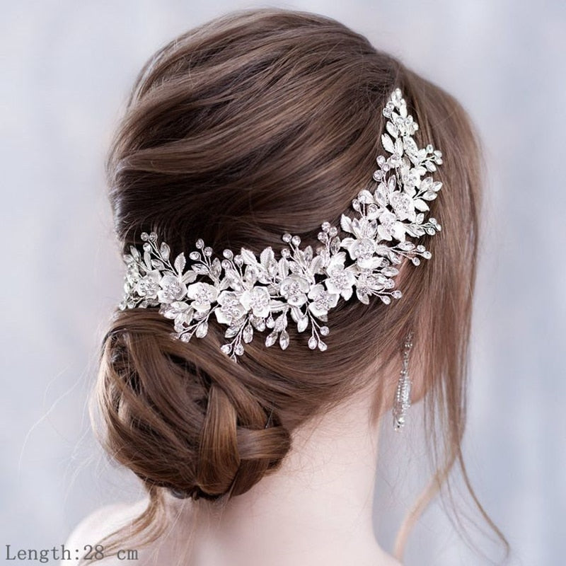 Luxurious Flower Headbands - Bridal Hair Jewelry. Hair accessories for brides.. Hair accessories in USA. Bride accessories in USA. Bridal hair accessories in USA. Kids hair accessories in USA. Girls hair accessories. Hair products. Beautiful hair accessories.