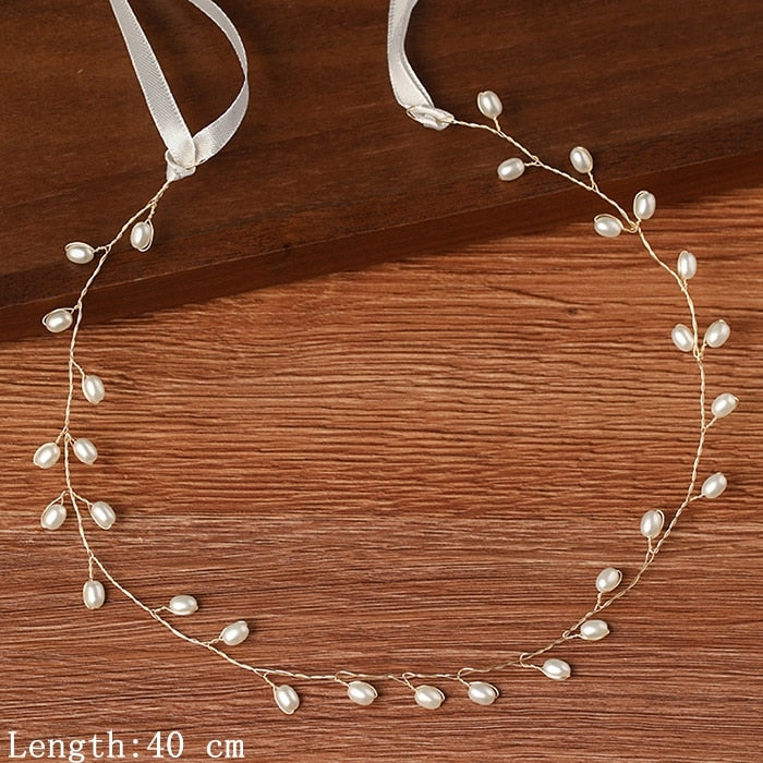 Elegant Pearl and Rhinestone Headbands for Weddings. Hair accessories in USA. Bride accessories in USA. Bridal hair accessories in USA. Kids hair accessories in USA. Girls hair accessories. Hair products. Beautiful hair accessories.