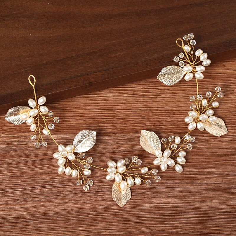 Elegant Pearl and Rhinestone Headbands for Weddings. Hair accessories in USA. Bride accessories in USA. Bridal hair accessories in USA. Kids hair accessories in USA. Girls hair accessories. Hair products. Beautiful hair accessories.