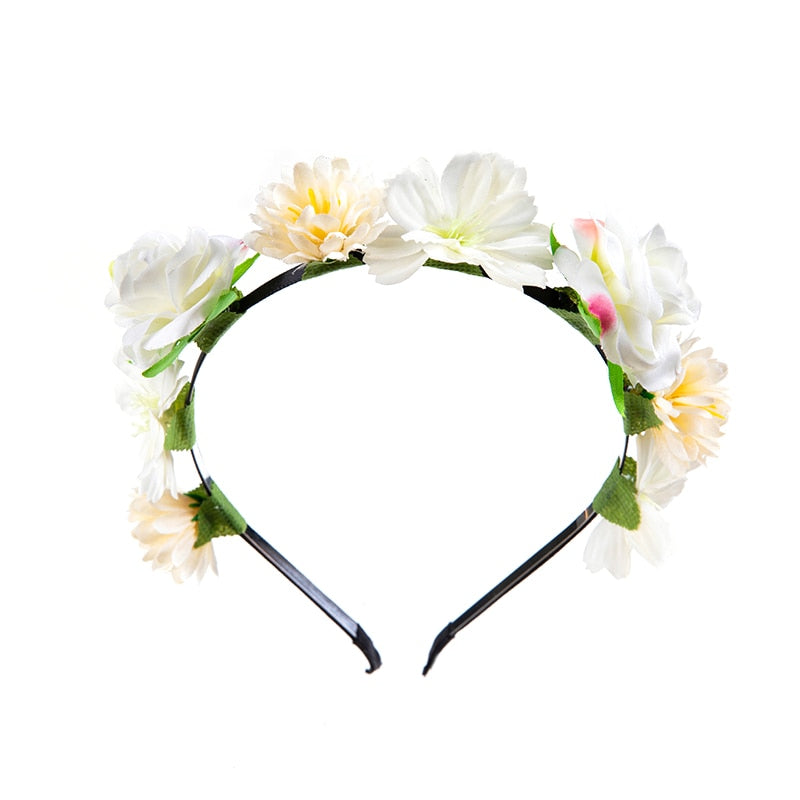 Petite Princess Baby Headband: Floral Crown Hair Accessory for Girls. Hairxza Hair Accessories. Hair accessories in USA. Bride accessories in USA. Bridal hair accessories in USA. Kids hair accessories in USA. Girls hair accessories. Hair products. Beautiful hair accessories.