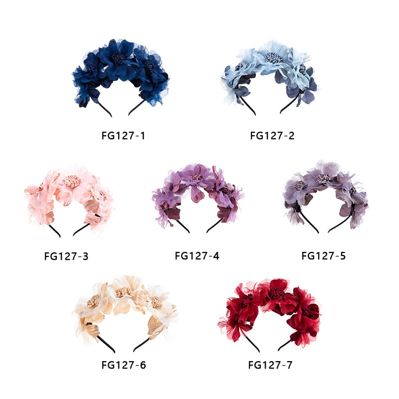 Petite Princess Baby Headband: Floral Crown Hair Accessory for Girls. Hairxza Hair Accessories. Hair accessories in USA. Bride accessories in USA. Bridal hair accessories in USA. Kids hair accessories in USA. Girls hair accessories. Hair products. Beautiful hair accessories.