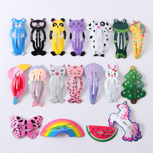 Cute Animal & Rainbow Design Girls Cartoon Hairpins.Hair accessories in USA. Bride accessories in USA. Bridal hair accessories in USA. Kids hair accessories in USA. Girls hair accessories. Hair products. Beautiful hair accessories.