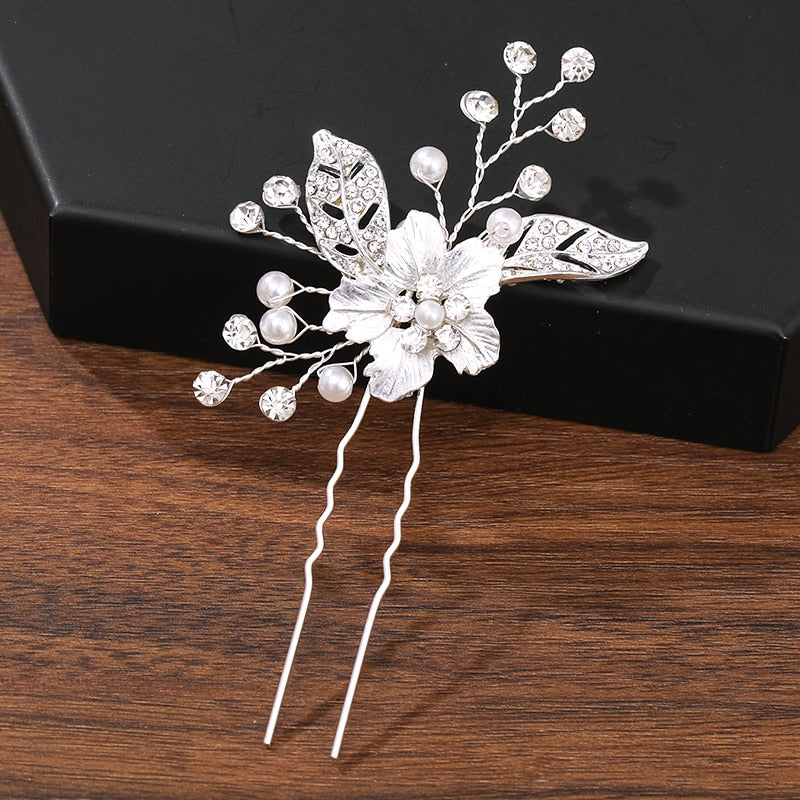 Bridal Bloom Hair Pins. Hair accessories in USA. Bride accessories in USA. Bridal hair accessories in USA. Kids hair accessories in USA. Girls hair accessories. Hair products. Beautiful hair accessories.