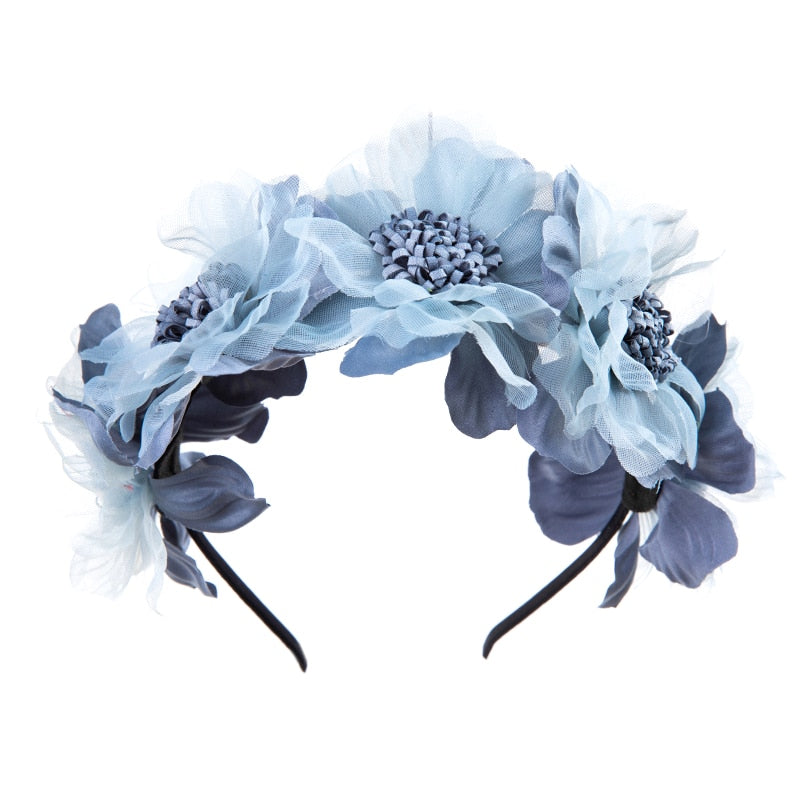 Petite Princess Baby Headband: Floral Crown Hair Accessory for Girls. Hairxza Hair Accessories. Hair accessories in USA. Bride accessories in USA. Bridal hair accessories in USA. Kids hair accessories in USA. Girls hair accessories. Hair products. Beautiful hair accessories.