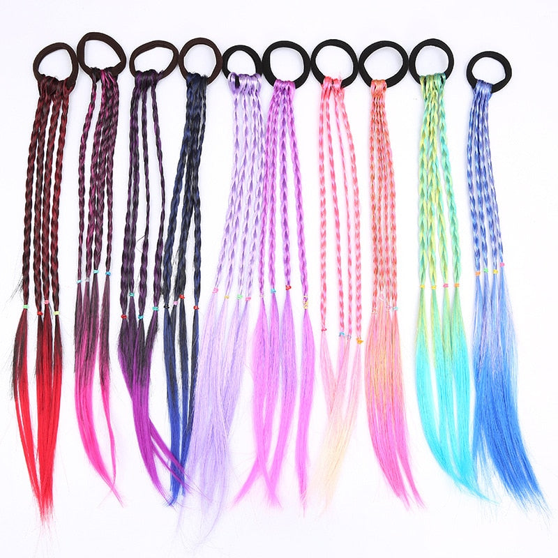 Braiding Hair Set for Kids Hair Extension Colored Hair Extensions Hair  Accessories for Girls 