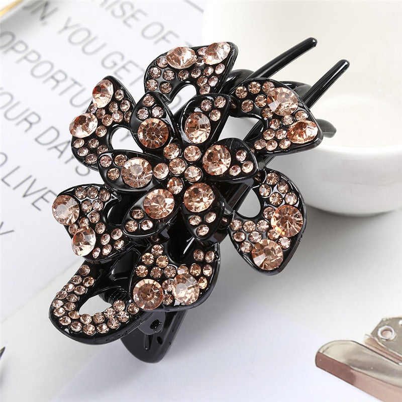 Retro Glam Rhinestone Hairpins. Hair accessories in USA. Bride accessories in USA. Bridal hair accessories in USA. Kids hair accessories in USA. Girls hair accessories. Hair products. Beautiful hair accessories.