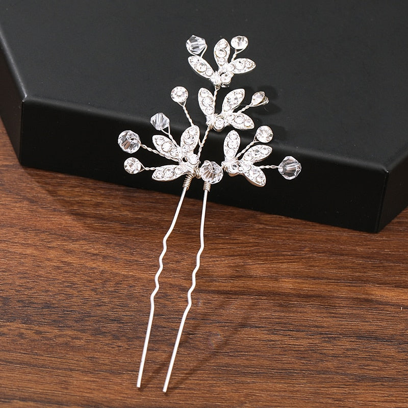 Bridal Bloom Hair Pins. Hair accessories in USA. Bride accessories in USA. Bridal hair accessories in USA. Kids hair accessories in USA. Girls hair accessories. Hair products. Beautiful hair accessories.