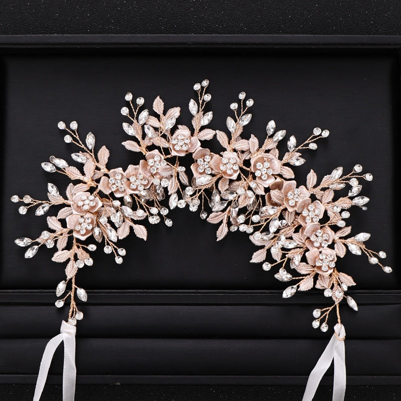 Luxurious Flower Headbands - Bridal Hair Jewelry. Hair accessories for brides.. Hair accessories in USA. Bride accessories in USA. Bridal hair accessories in USA. Kids hair accessories in USA. Girls hair accessories. Hair products. Beautiful hair accessories.