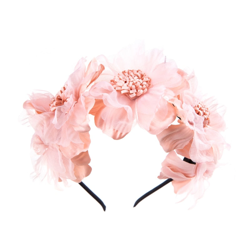 Petite Princess Baby Headband: Floral Crown Hair Accessory for Girls. Hairxza Hair Accessories. Hair accessories in USA. Bride accessories in USA. Bridal hair accessories in USA. Kids hair accessories in USA. Girls hair accessories. Hair products. Beautiful hair accessories.