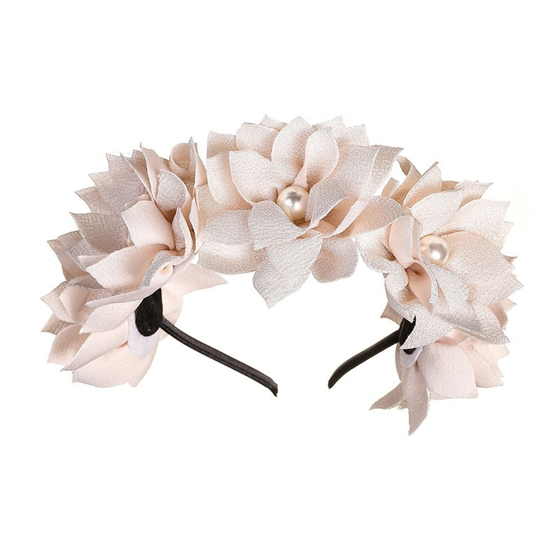 Petite Princess Baby Headband: Floral Crown Hair Accessory for Girls. Hairxza Hair Accessories. Hair accessories in USA. Bride accessories in USA. Bridal hair accessories in USA. Kids hair accessories in USA. Girls hair accessories. Hair products. Beautiful hair accessories.