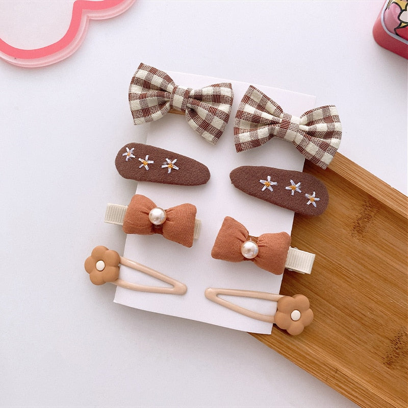 Kawaii Bows Coffee Color Hair Pin. Hairxza Hair Accessories. Hair accessories in USA. Bride accessories in USA. Bridal hair accessories in USA. Kids hair accessories in USA. Girls hair accessories. Hair products. Beautiful hair accessories.