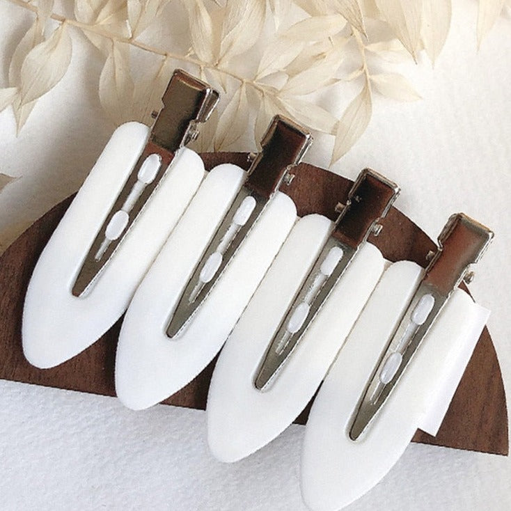 4pcs No Bend Hair Clips for Side Bangs and Fringe