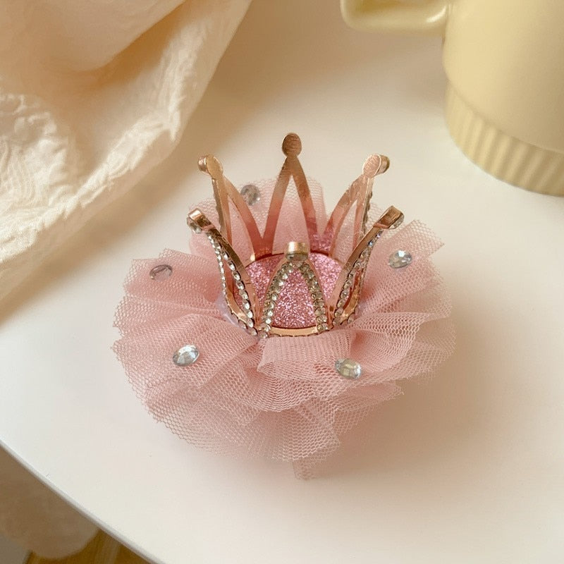 Little Princess Mesh Crown Hairpin. Hairxza Hair Accessories.. Hairxza Hair Accessories. Hair accessories in USA. Bride accessories in USA. Bridal hair accessories in USA. Kids hair accessories in USA. Girls hair accessories. Hair products. Beautiful hair accessories.