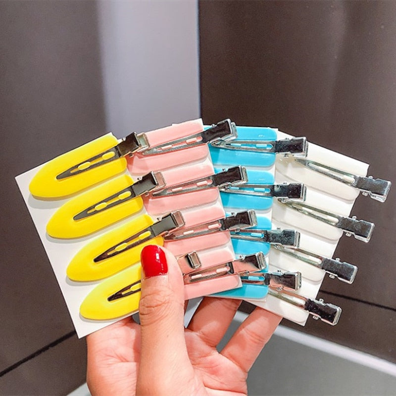 4pcs No Bend Hair Clips for Side Bangs and Fringe