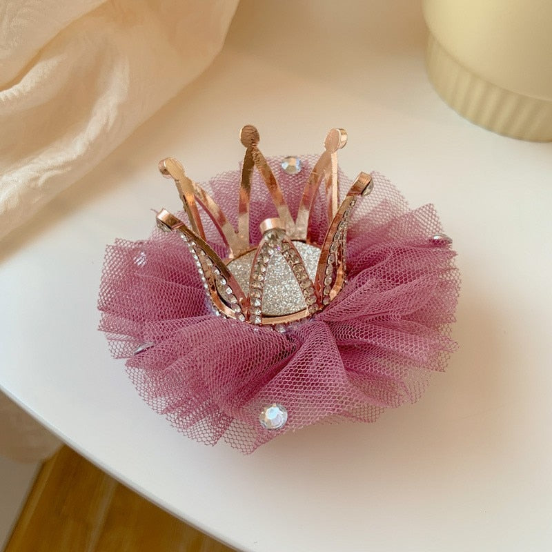 Little Princess Mesh Crown Hairpin. Hairxza Hair Accessories.. Hairxza Hair Accessories. Hair accessories in USA. Bride accessories in USA. Bridal hair accessories in USA. Kids hair accessories in USA. Girls hair accessories. Hair products. Beautiful hair accessories.