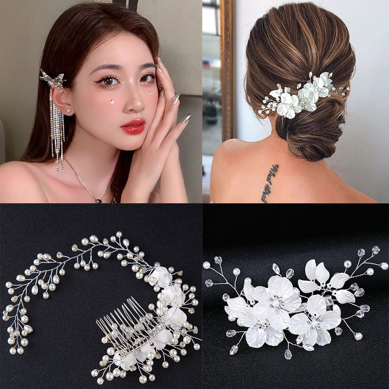 Pearly Whites Hairpins Bridal. Hairxza Hair Accessories. Hair accessories in USA. Bride accessories in USA. Bridal hair accessories in USA. Kids hair accessories in USA. Girls hair accessories. Hair products. Beautiful hair accessories.