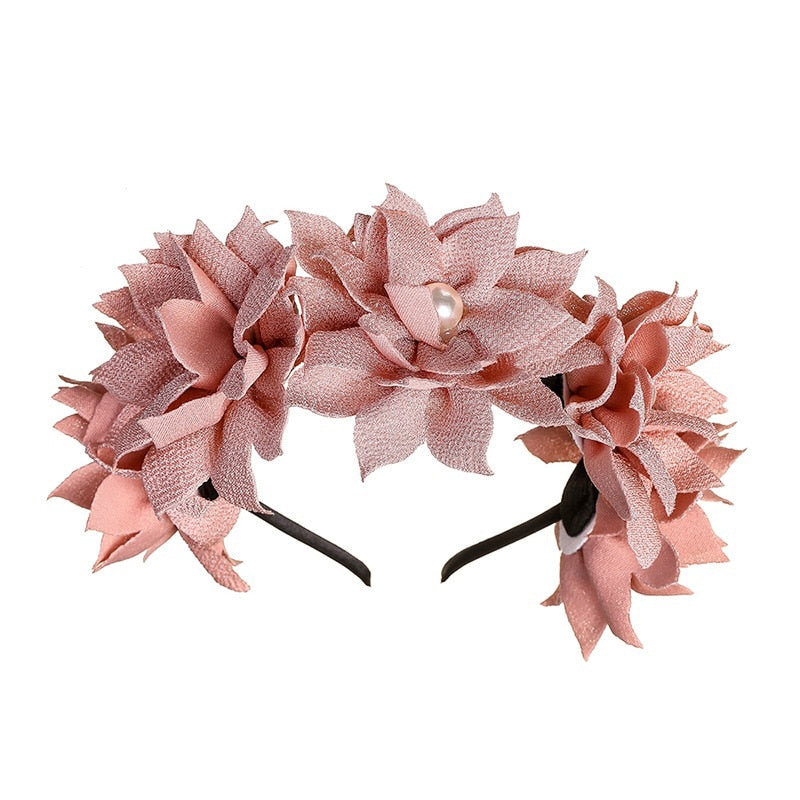 Petite Princess Baby Headband: Floral Crown Hair Accessory for Girls. Hairxza Hair Accessories. Hair accessories in USA. Bride accessories in USA. Bridal hair accessories in USA. Kids hair accessories in USA. Girls hair accessories. Hair products. Beautiful hair accessories.